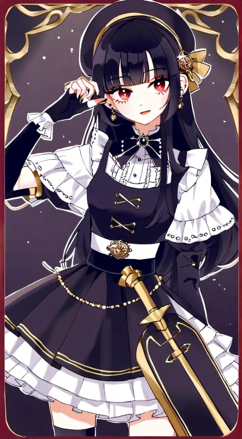 ai character: VOID (HH OC) background