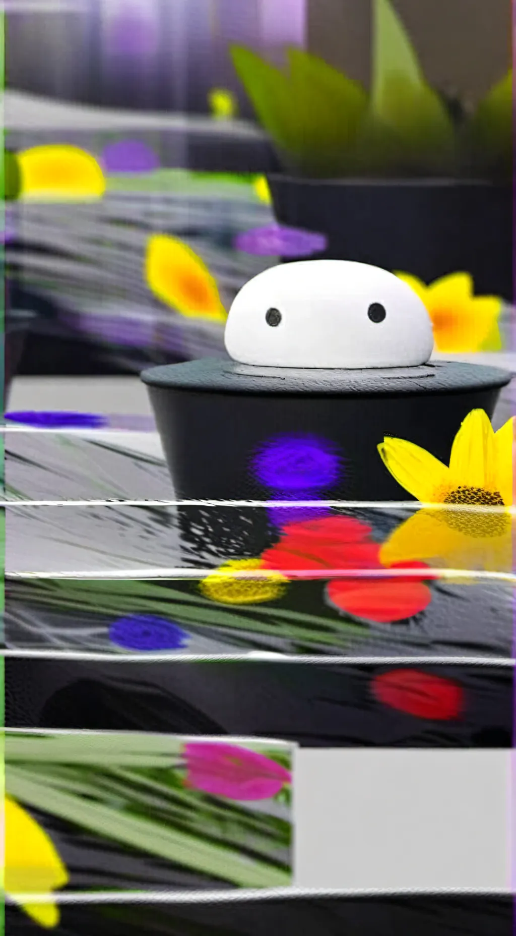 ai character: The box demon background