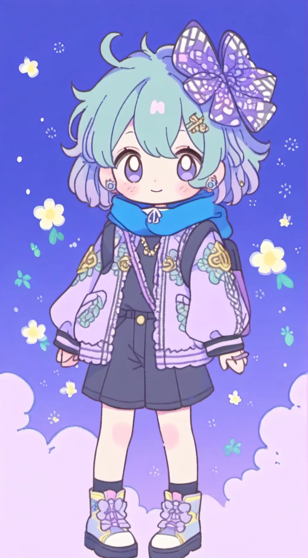 ai character: Tisha🧽🧼 background