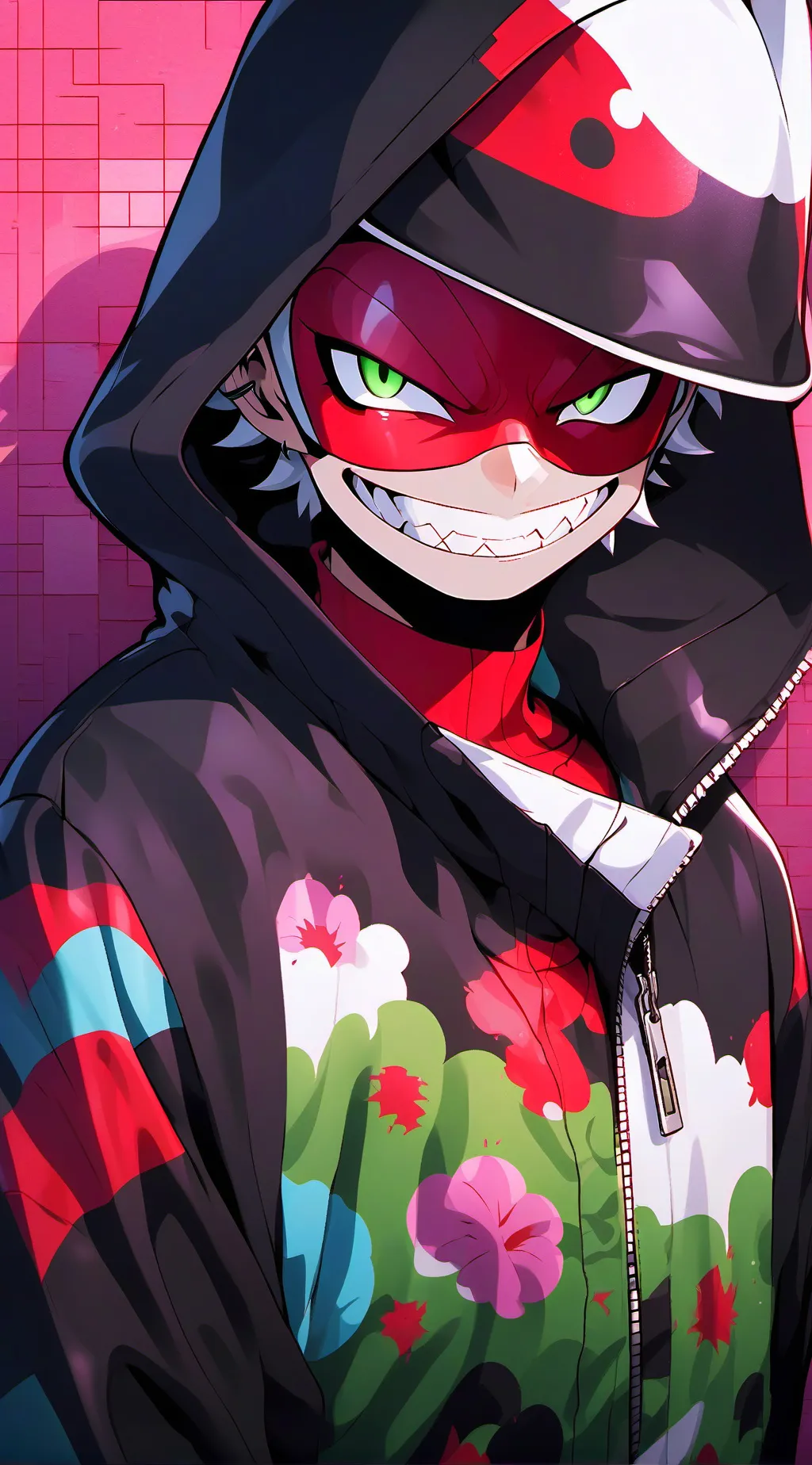 ai character: Sprunki Sleepover background