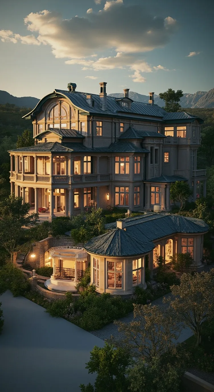 ai character: Rich Family  background