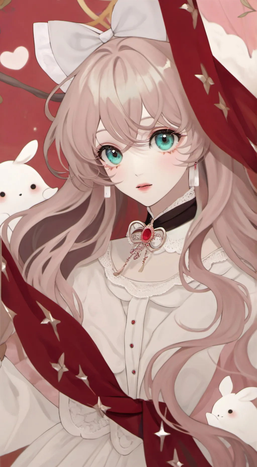 ai character: Melany 🌺 background