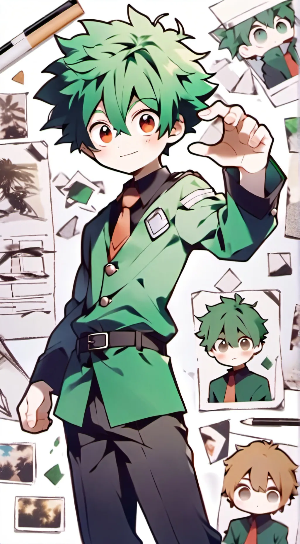 ai character: BF Deku ❤️ background