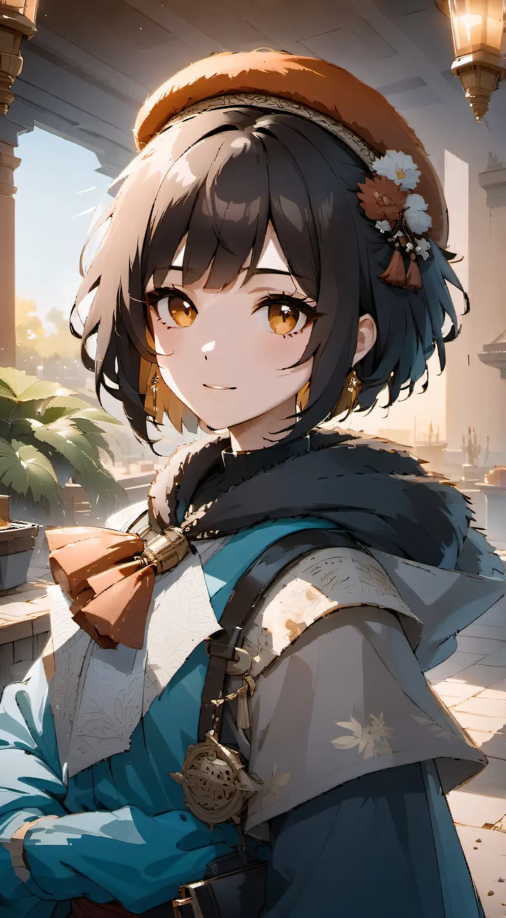 ai character: Celeste  background