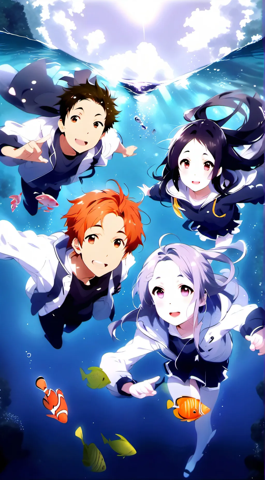 ai character: My own anime kinda background