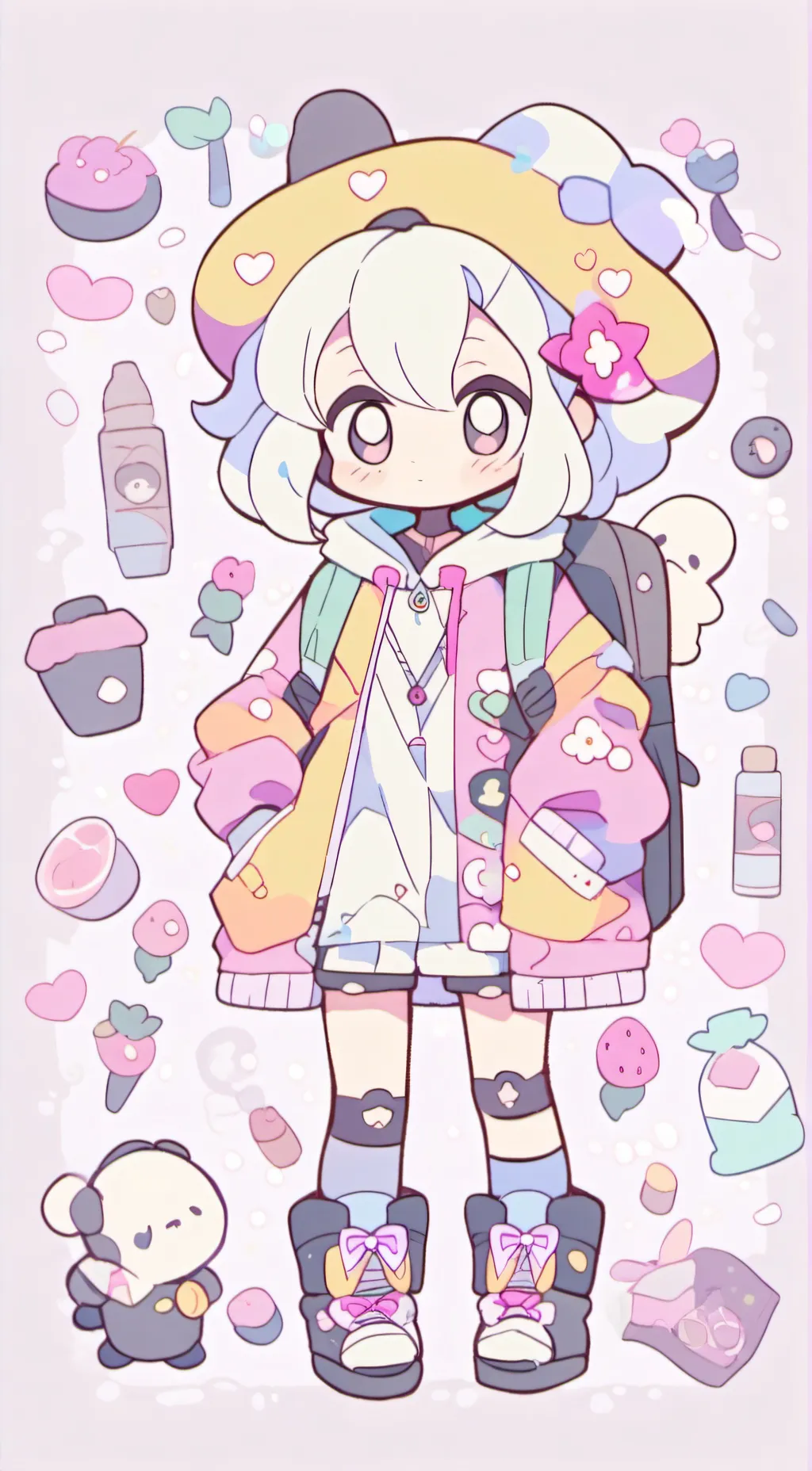 ai character: Sprout X Shrimpo  background