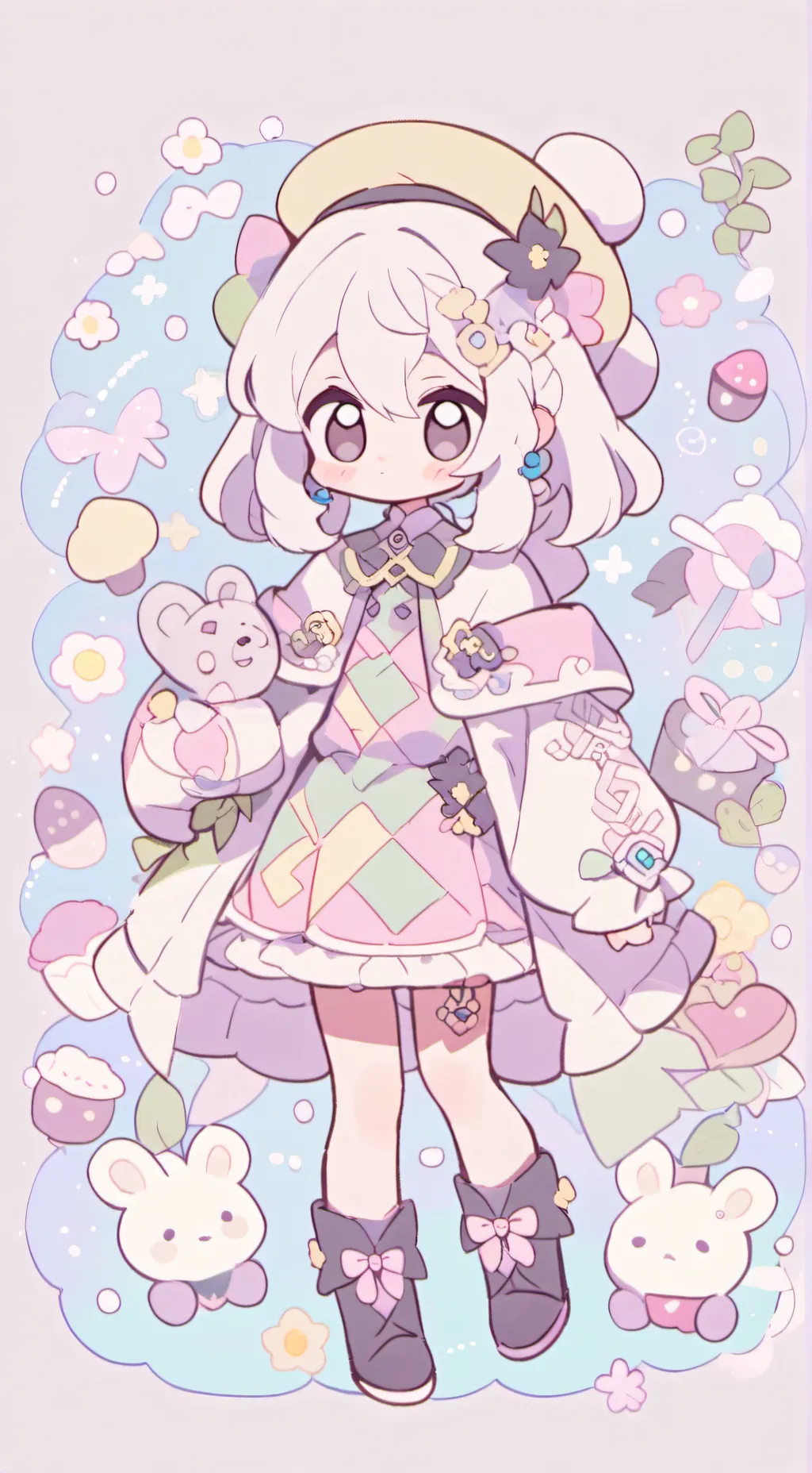 ai character: mha background