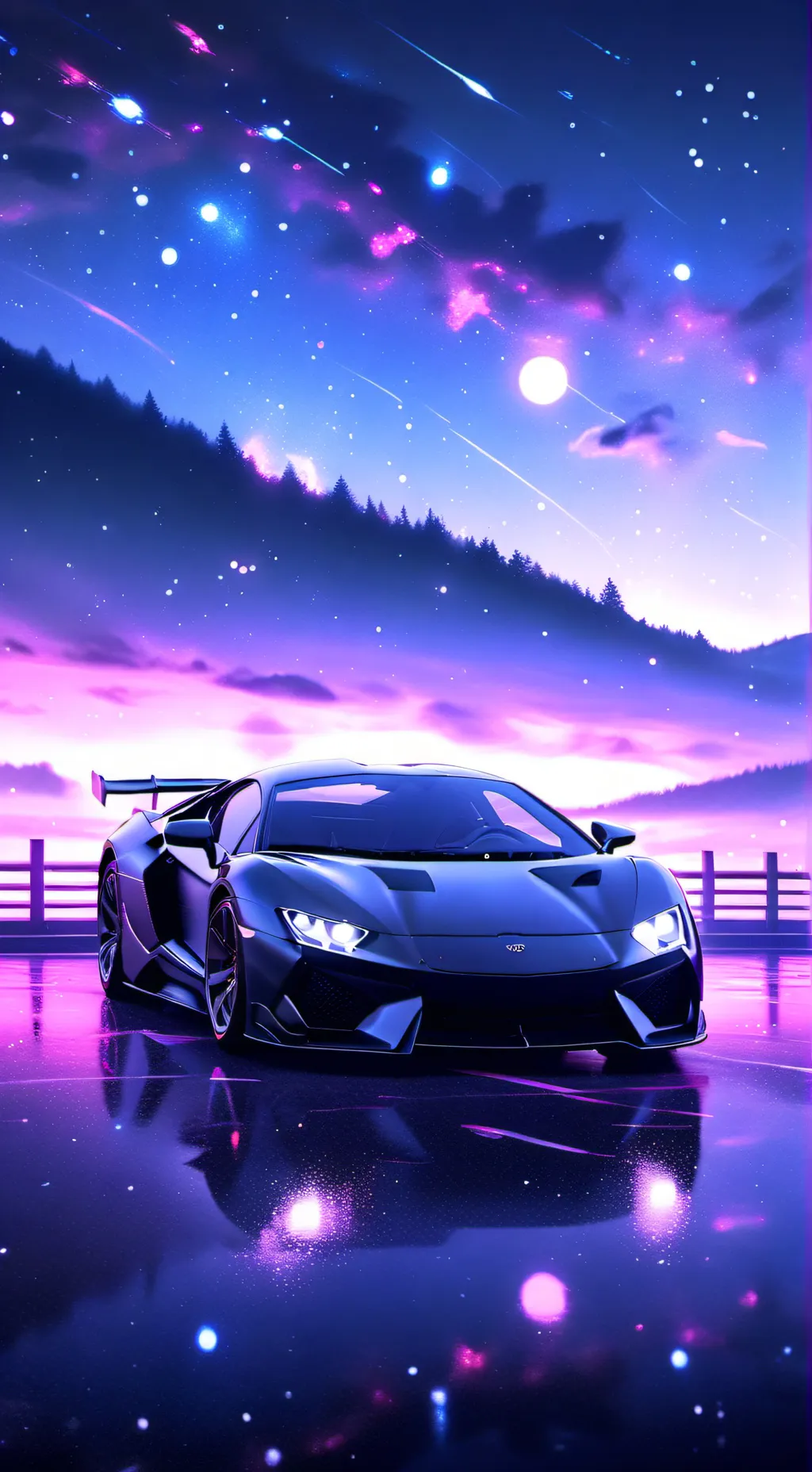 ai character: pee in the car background