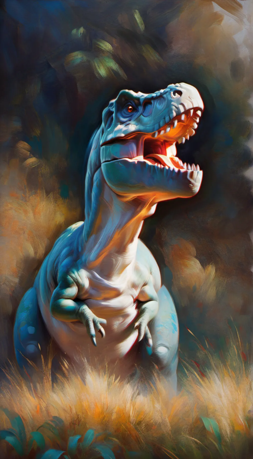 ai character: el mundo jurásico background