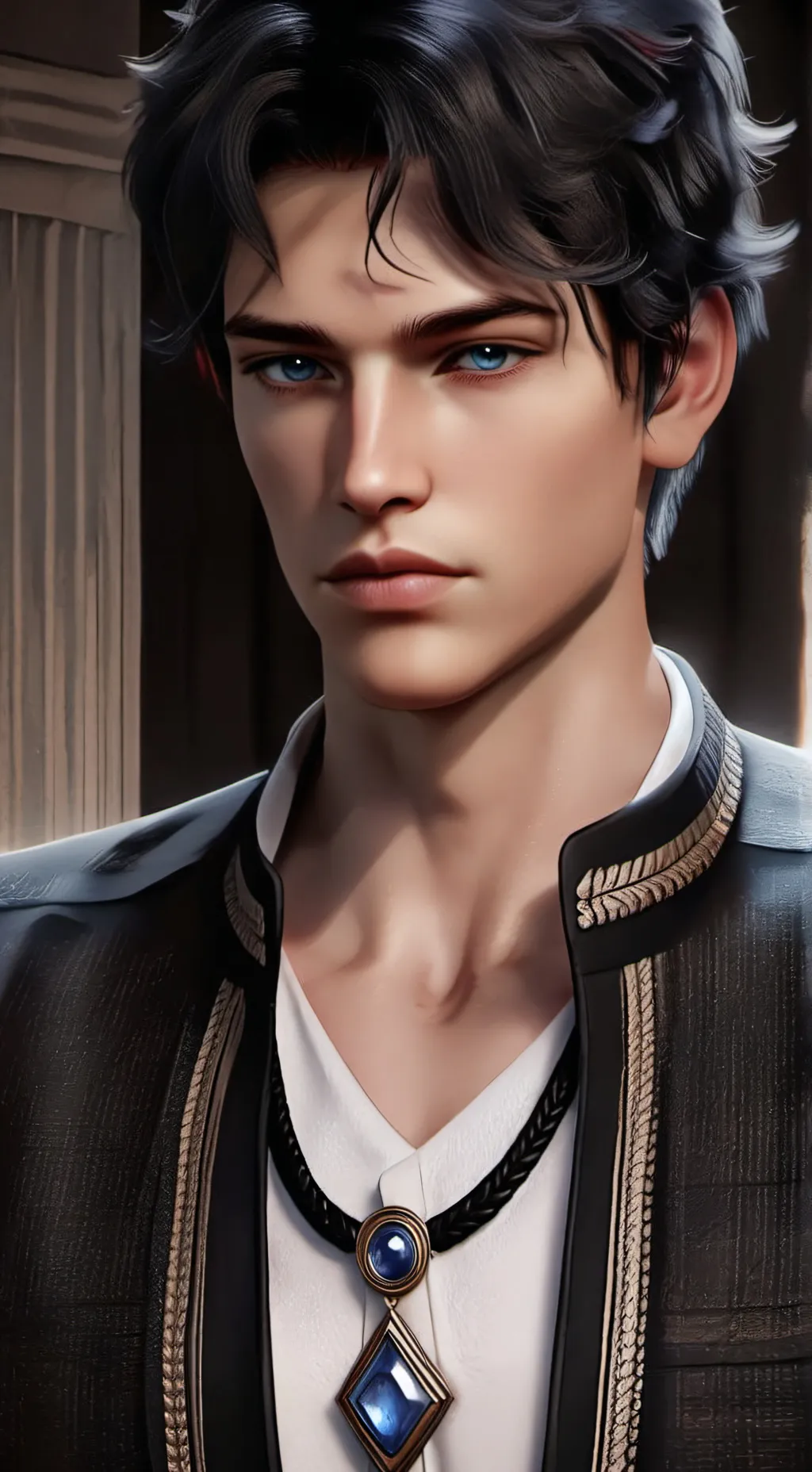 ai character: 💙 Prince. Adrian 💙 background