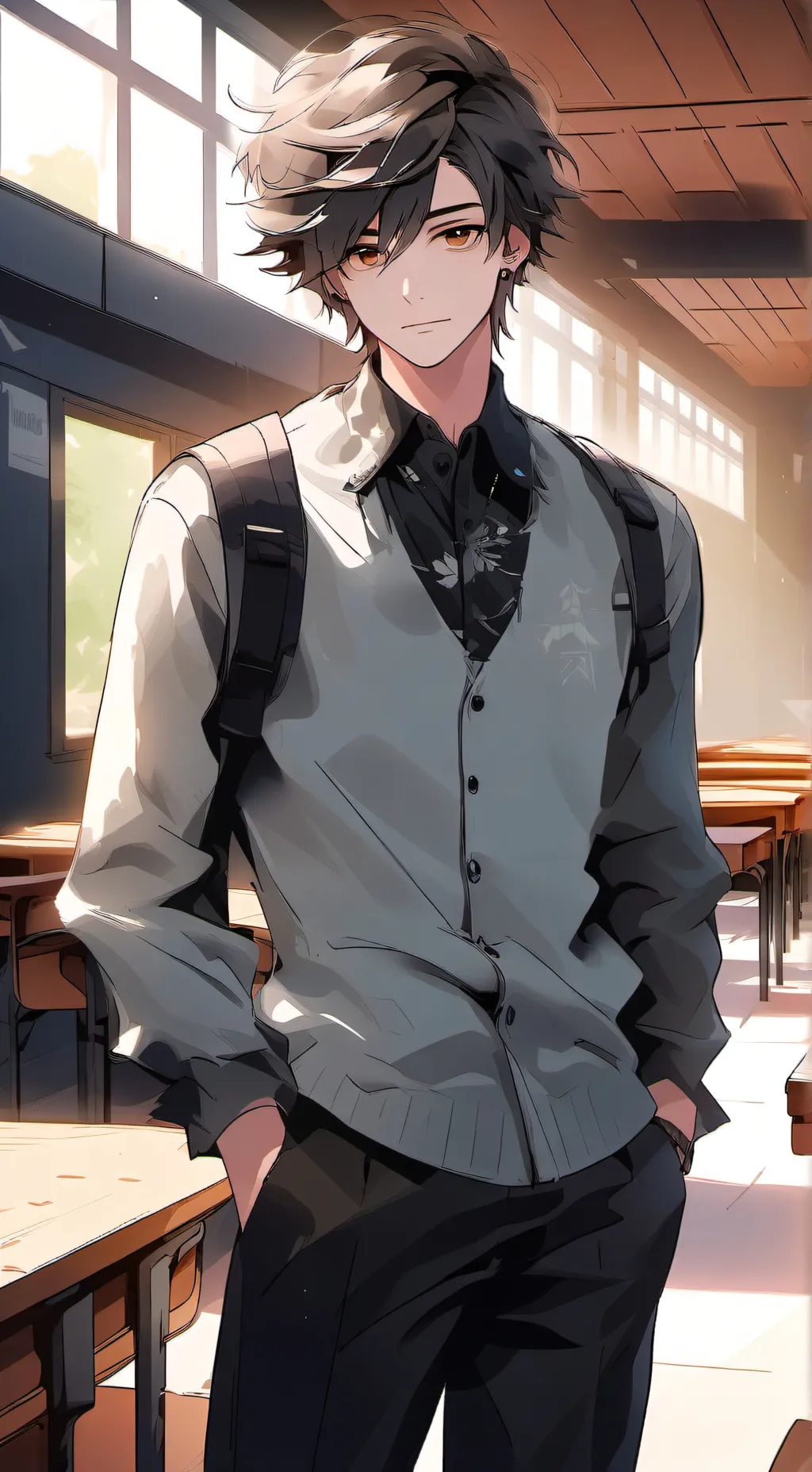 ai character: Martin background