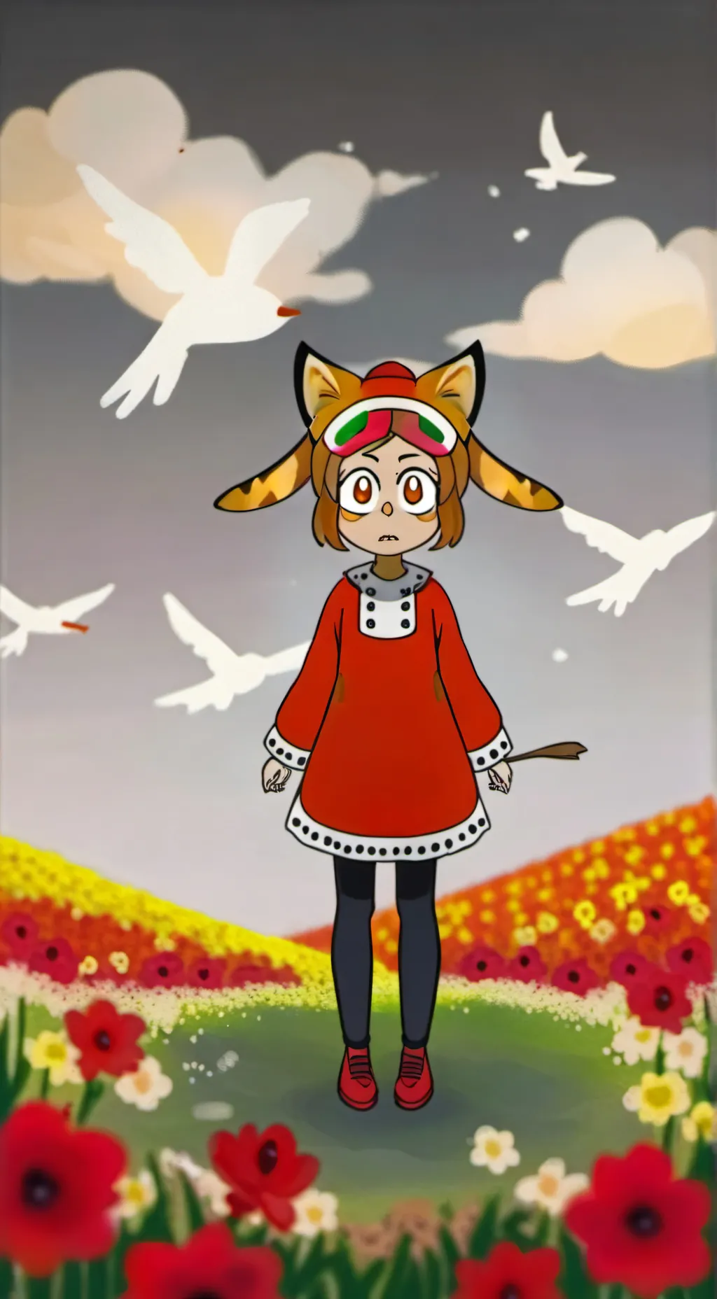 ai character: junie background