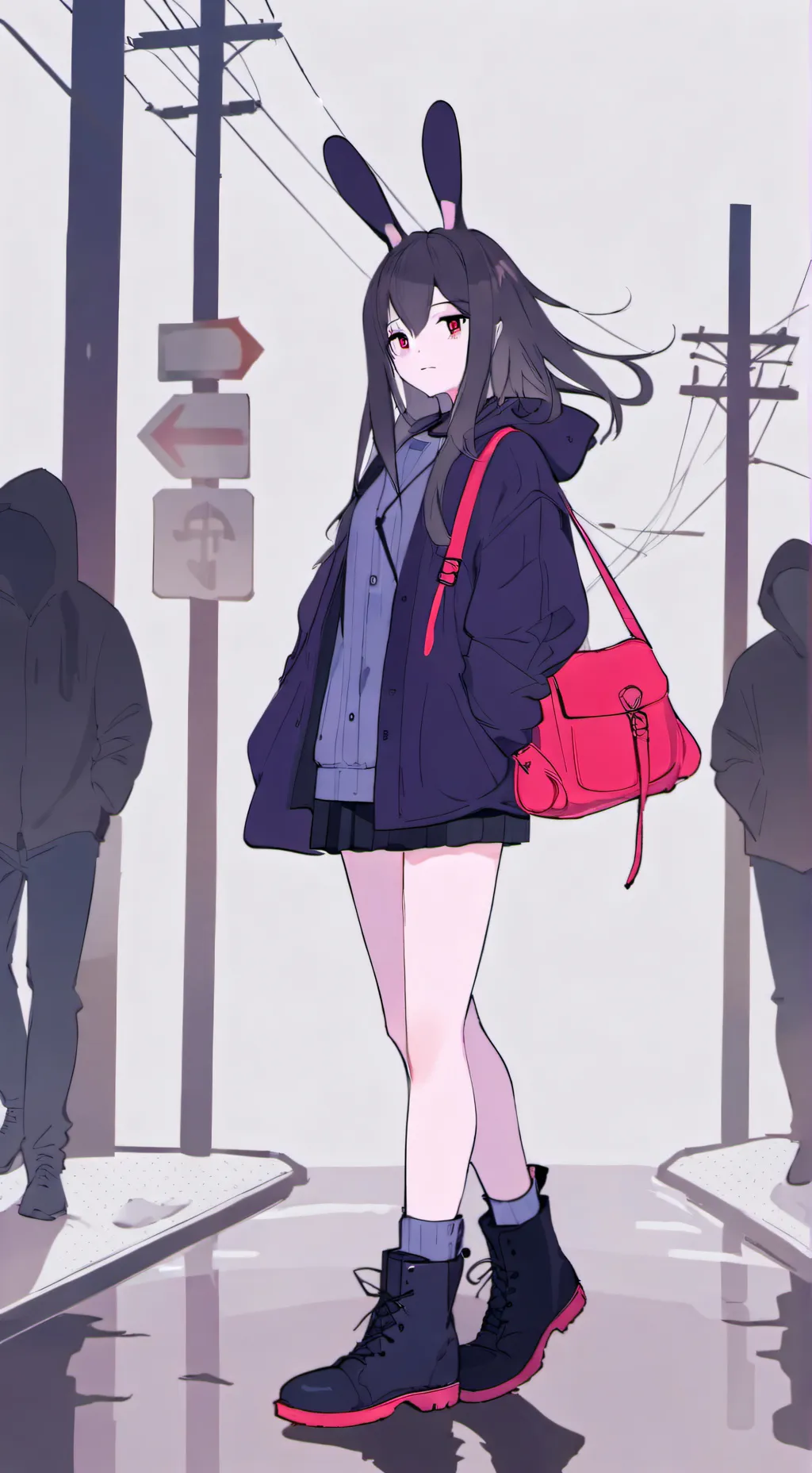 ai character: ash background