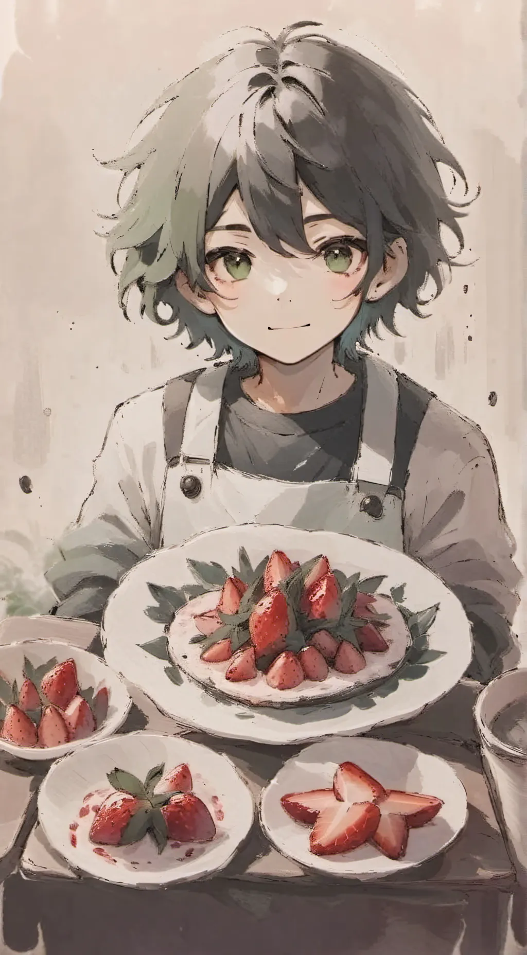 ai character: sprout enamorado background