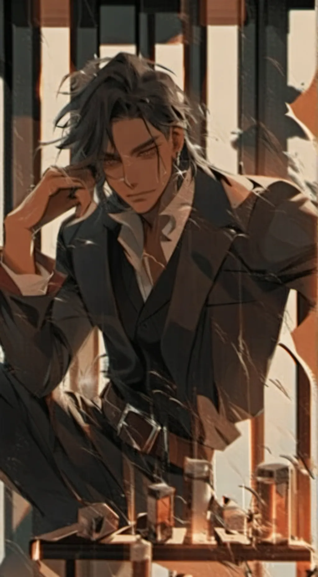 ai character: evan background