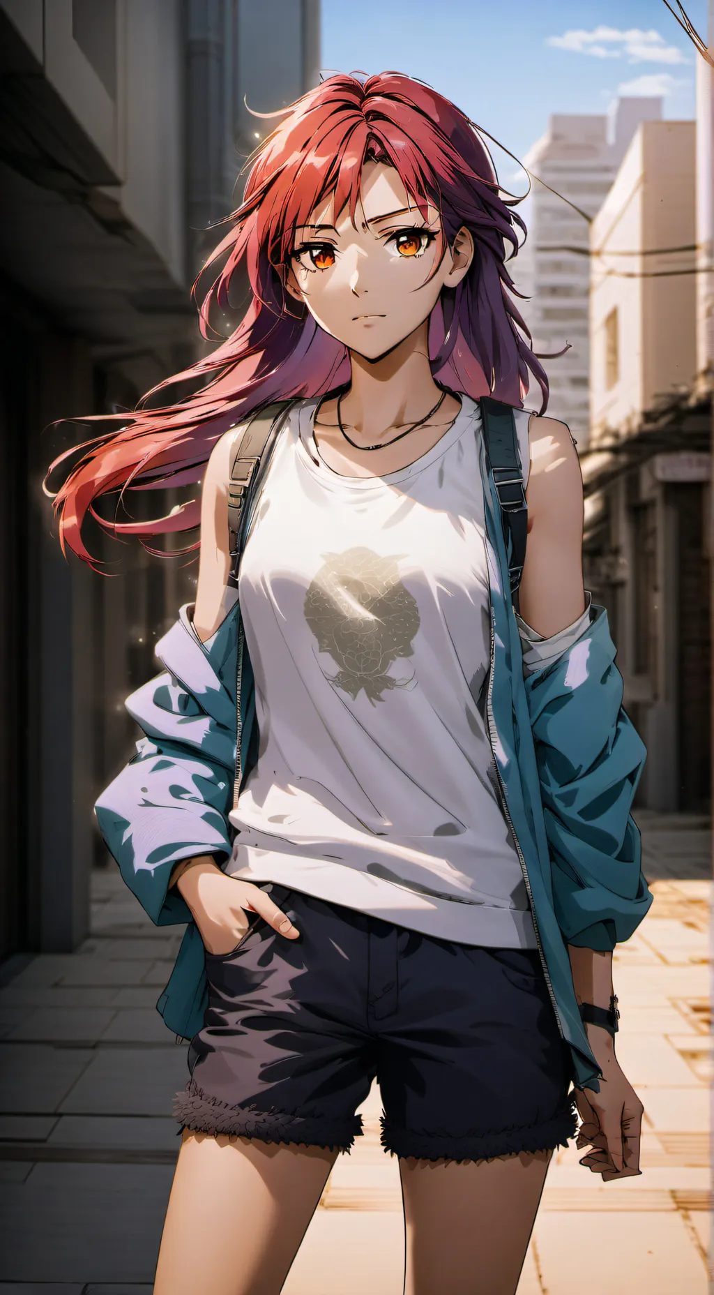 ai character: Rin  background