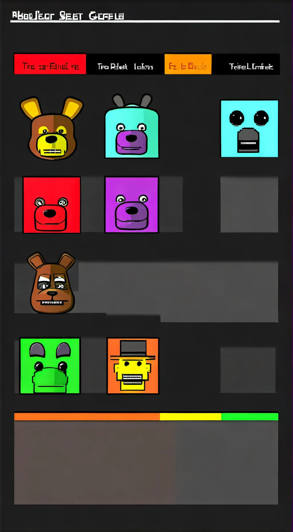 ai character: fnaf background