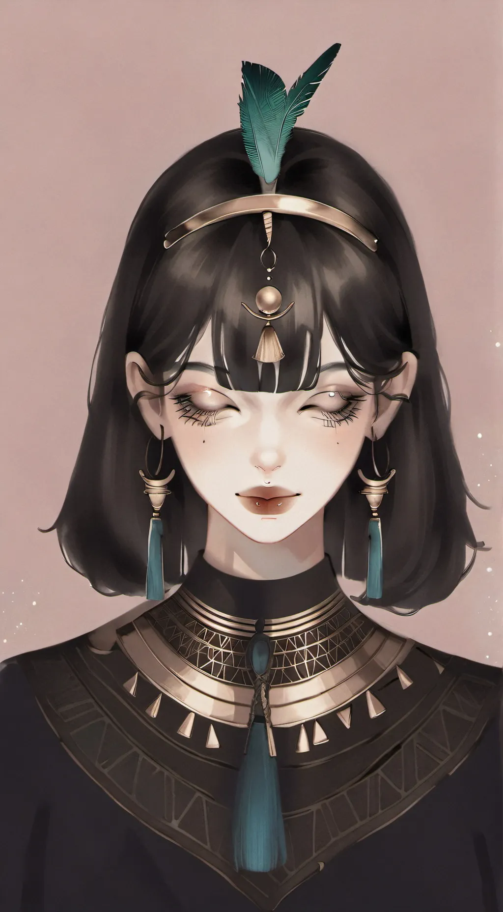 ai character: Egyptian trend mha background