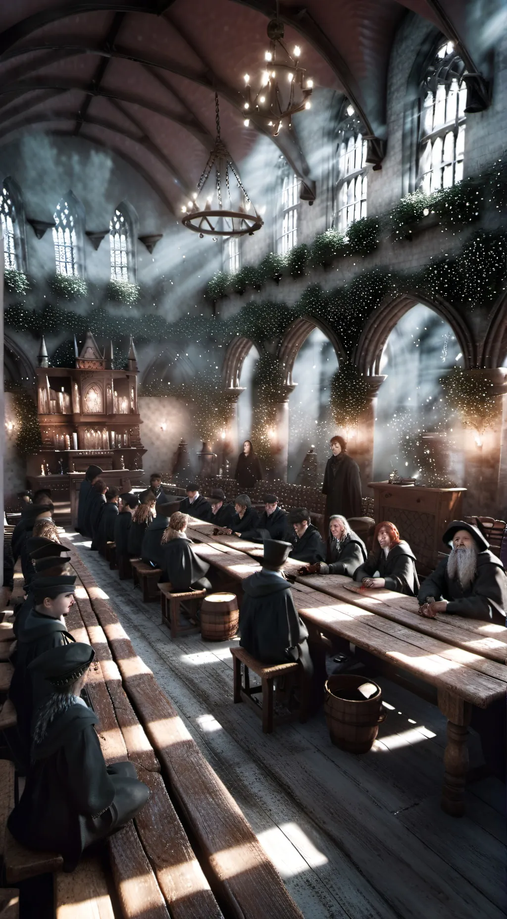 ai character: AU hogwarts  background