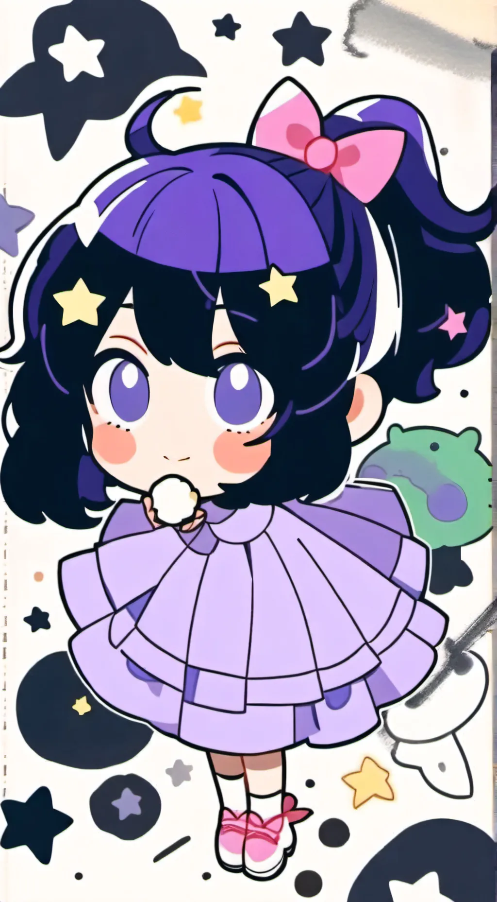 ai character: (Freaky Lunar) background