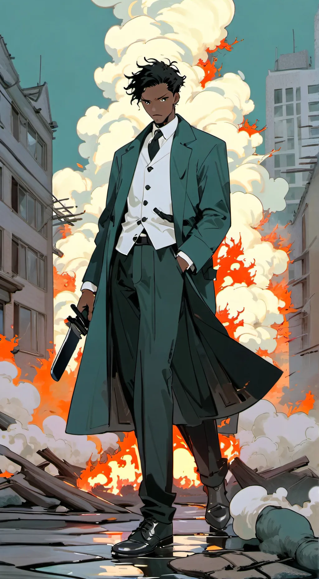 ai character: villian fun background