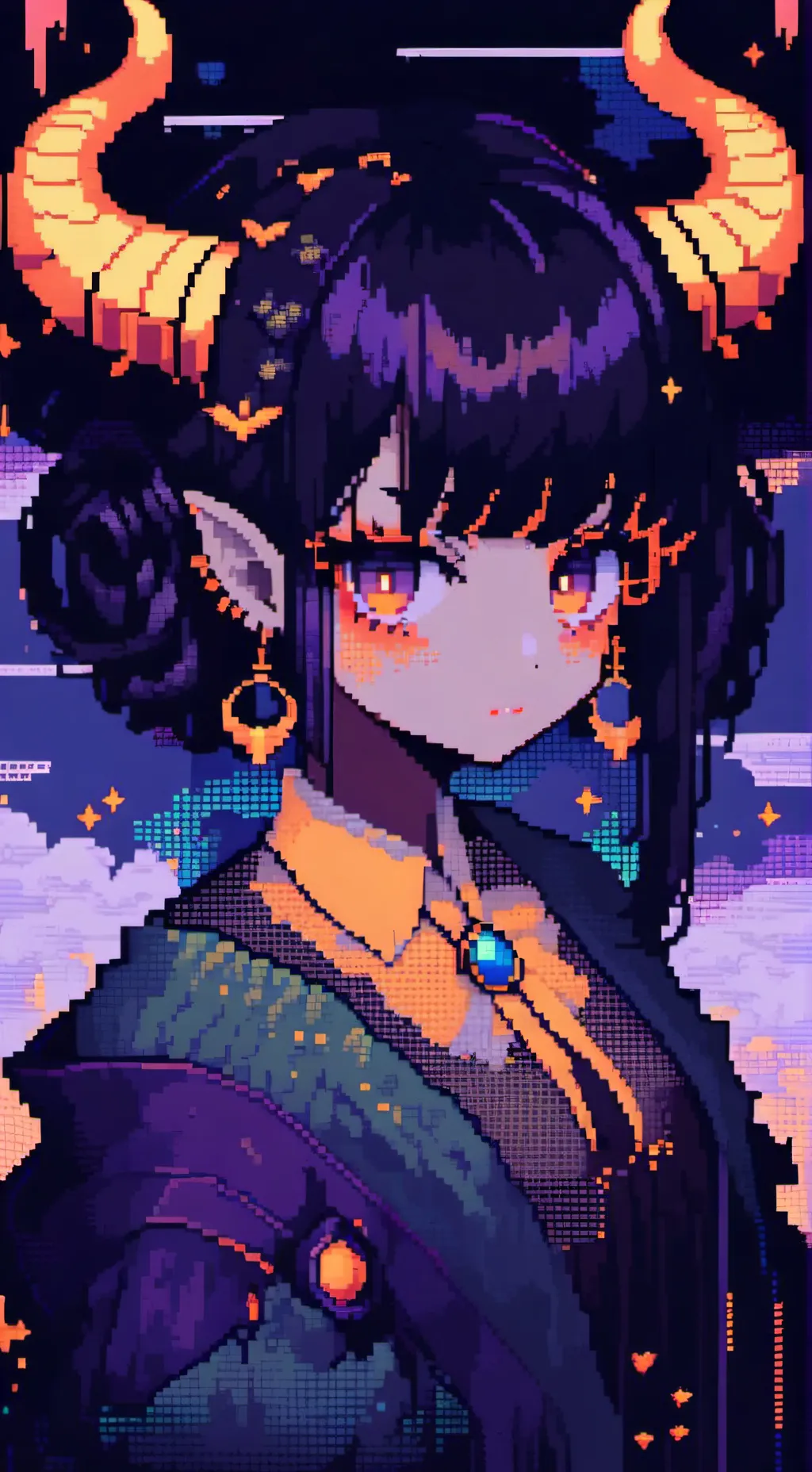 ai character: Demon girlfriend?! background