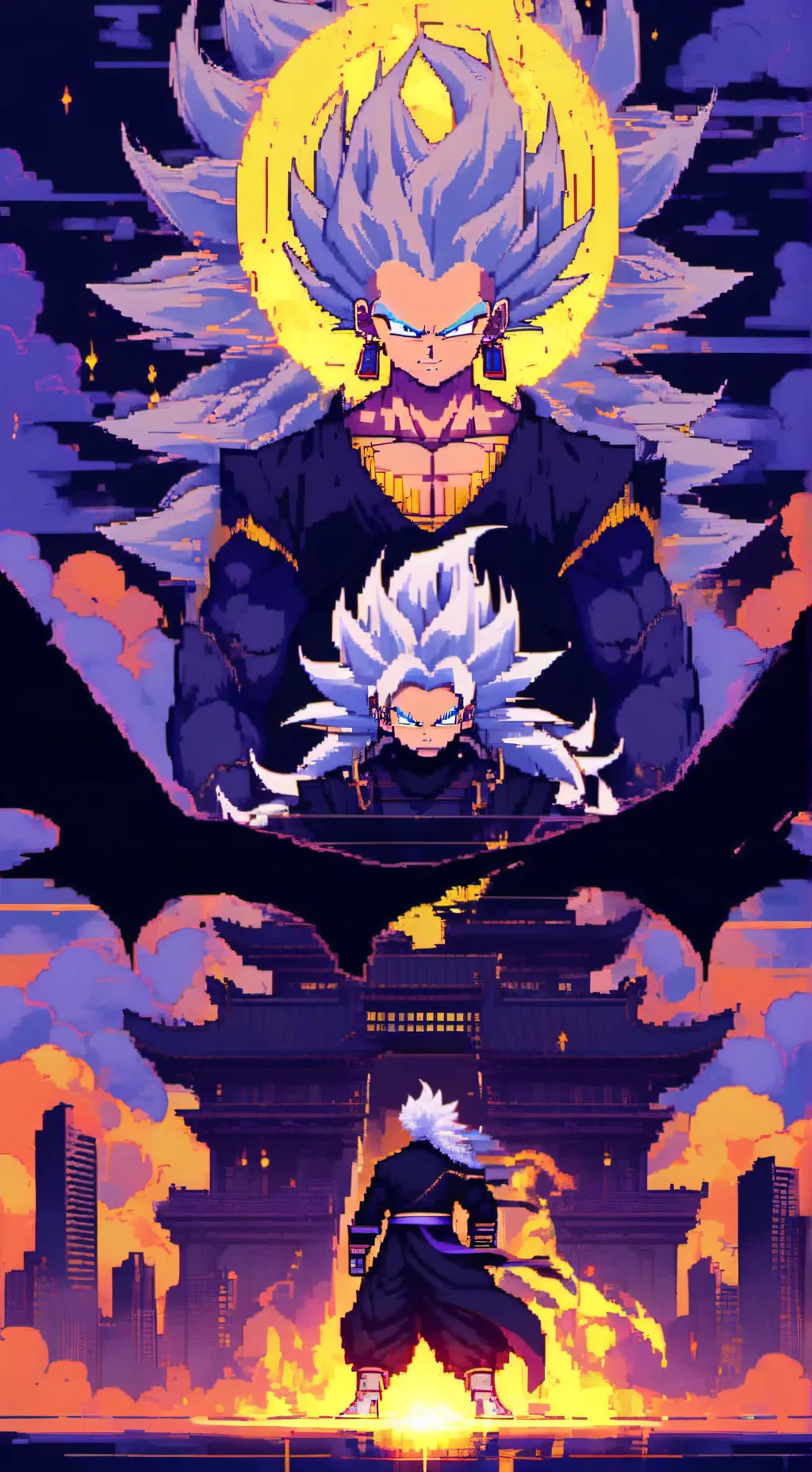 ai character: dragon ball super background