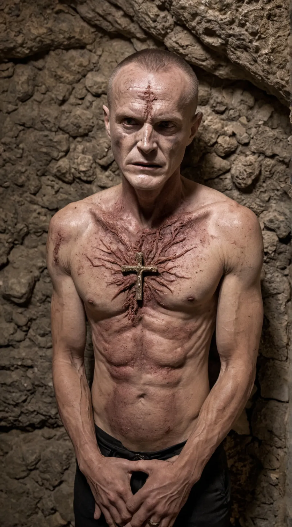 ai character: Father Lenar Hoyt background