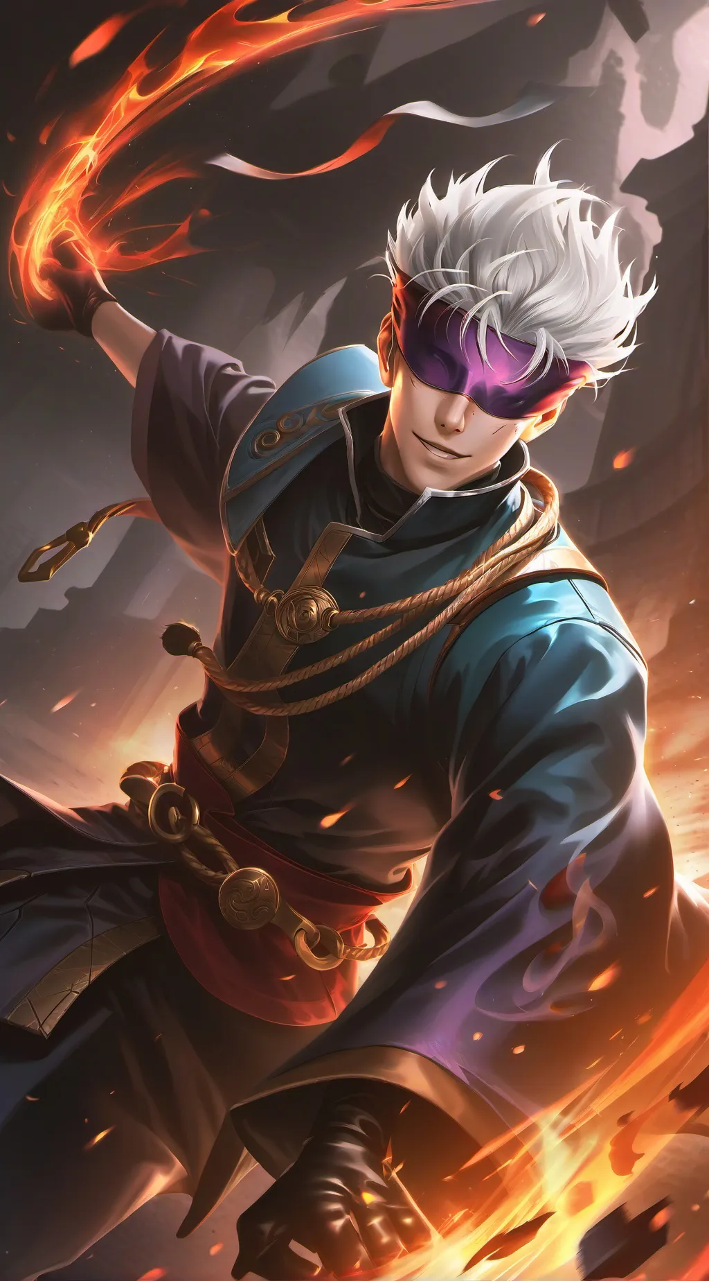 ai character: Gojo Satoru background