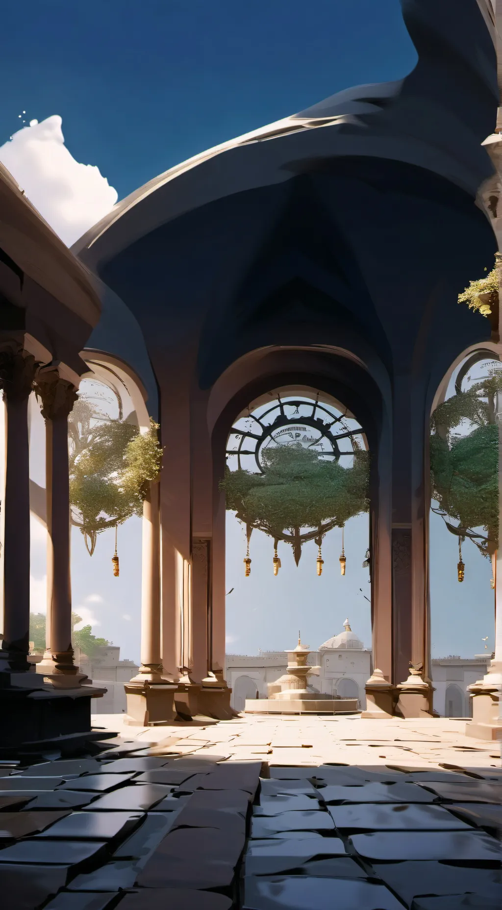 ai character: frattura oscura background