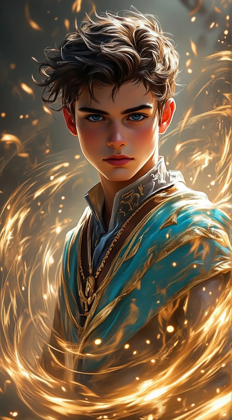 ai character: David Baboschi  background