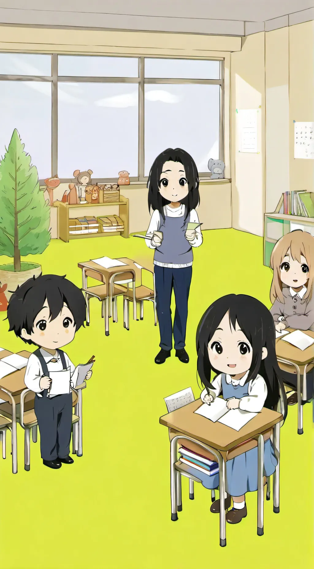 ai character: dandys word  background