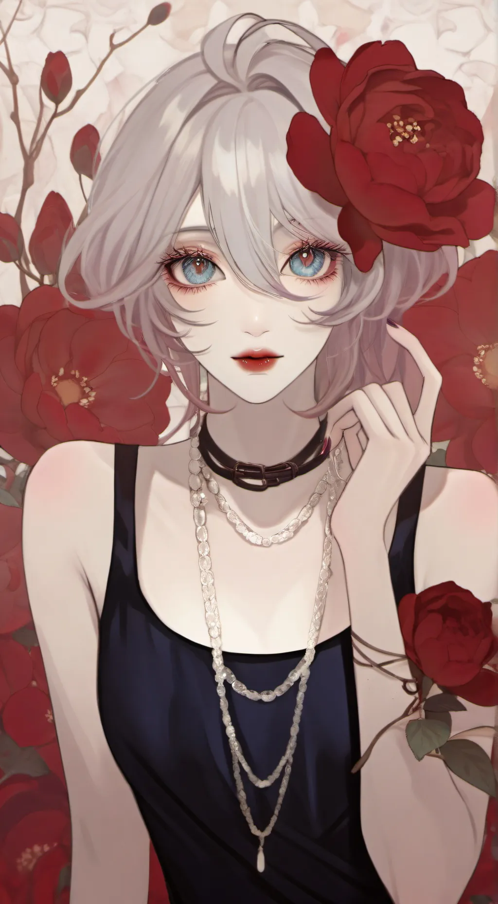 ai character: ❀❁ꌦ꒤ꋊꋬ ❁❀ background