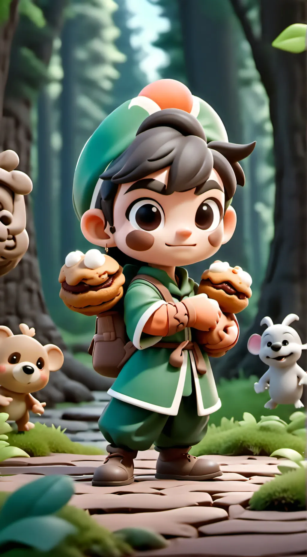 ai character: Crk boy love you~ background