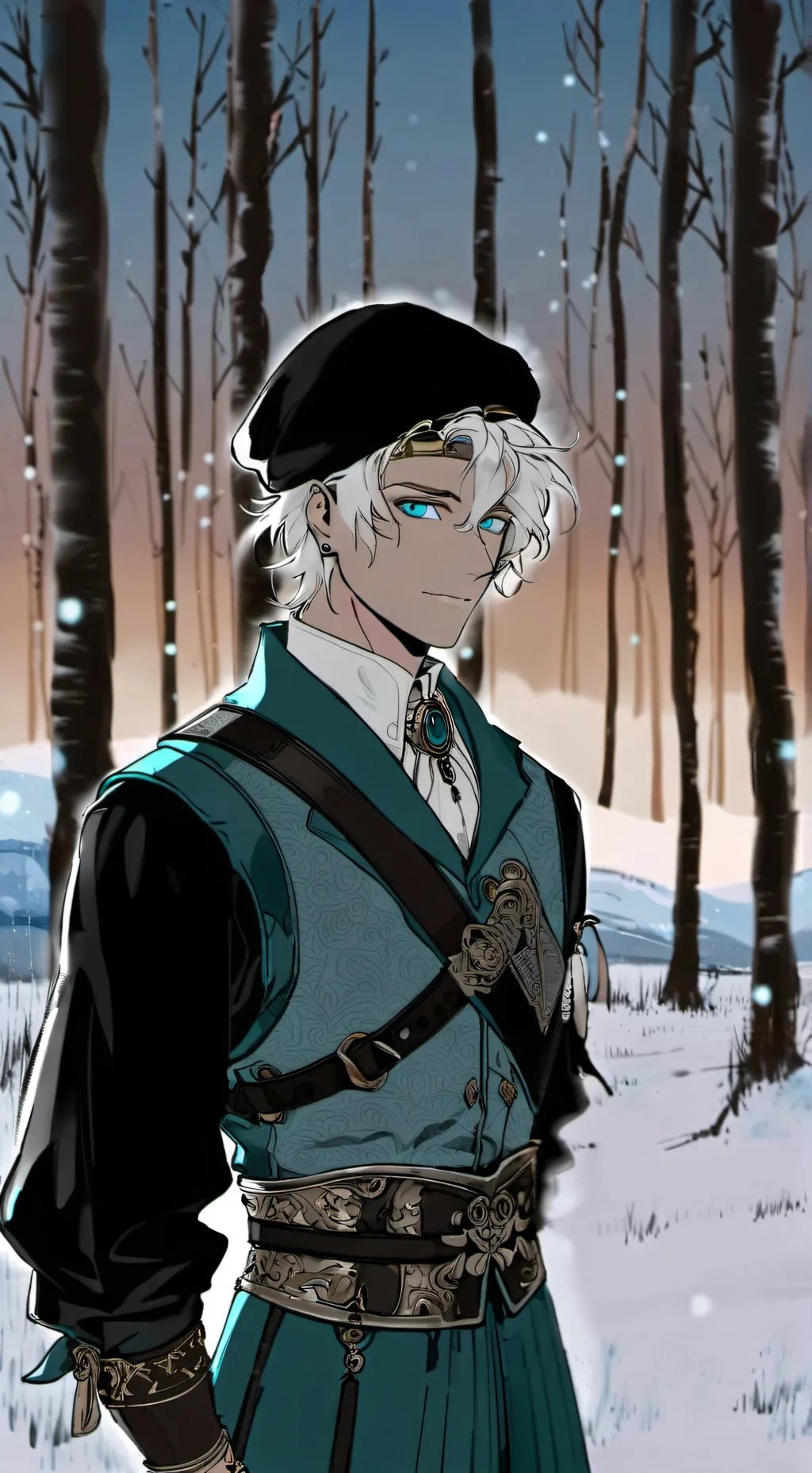 ai character: Adrian  background