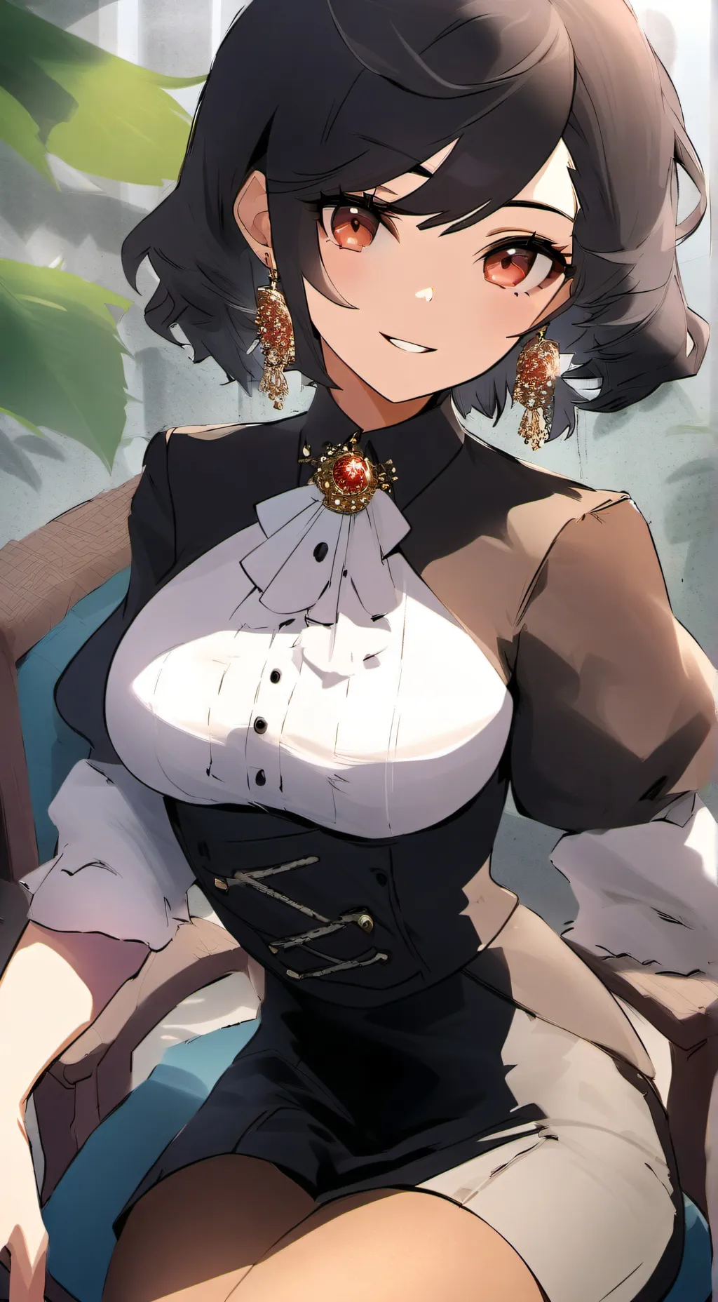 ai character: Luna background