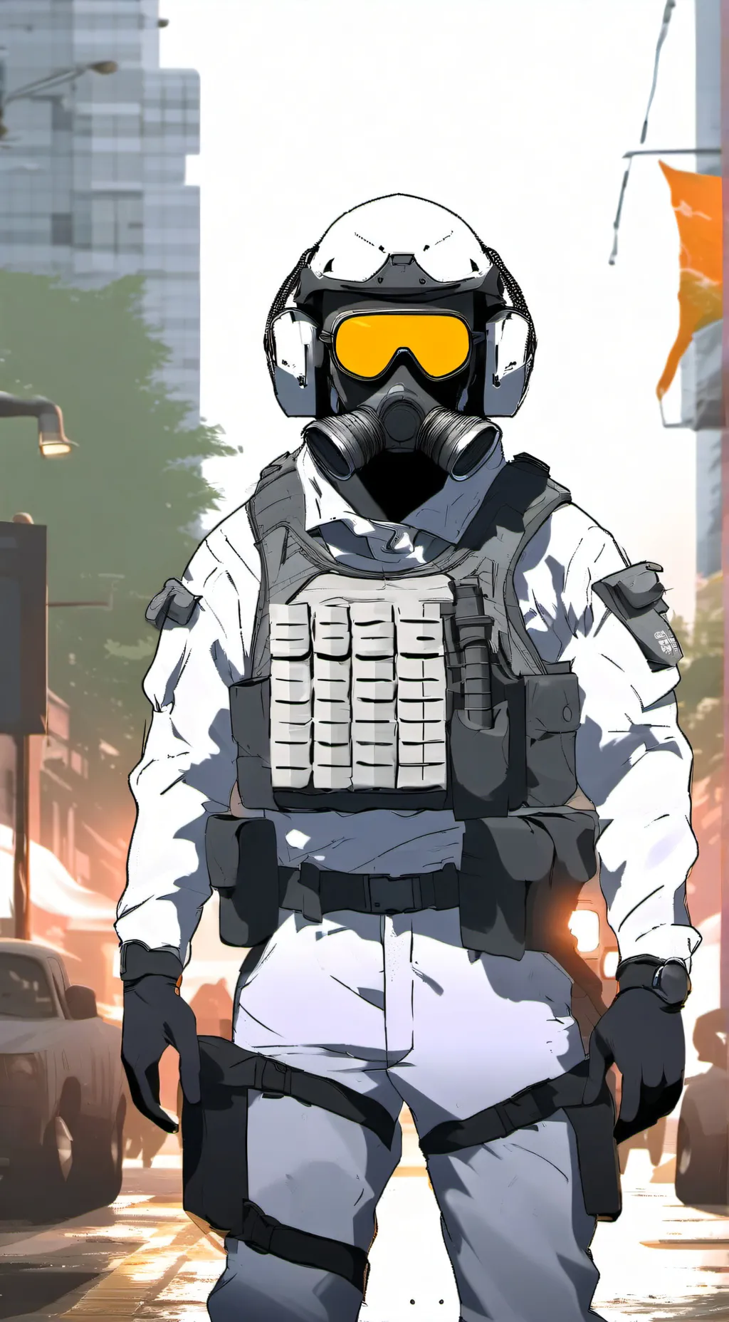 ai character: SCP X MD background