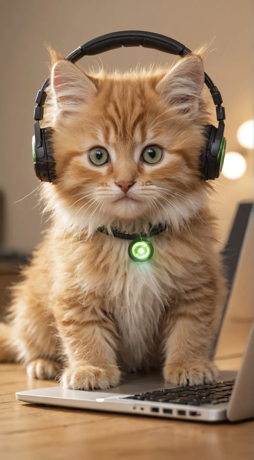 ai character: OrangePaws background