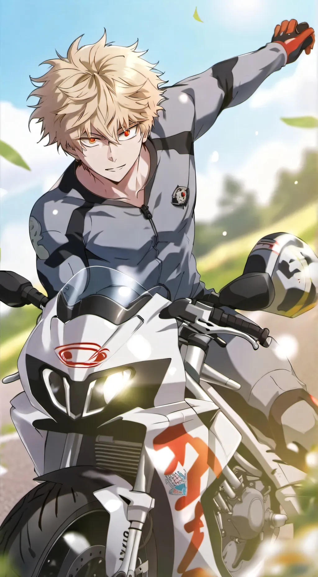 ai character: Otaku background