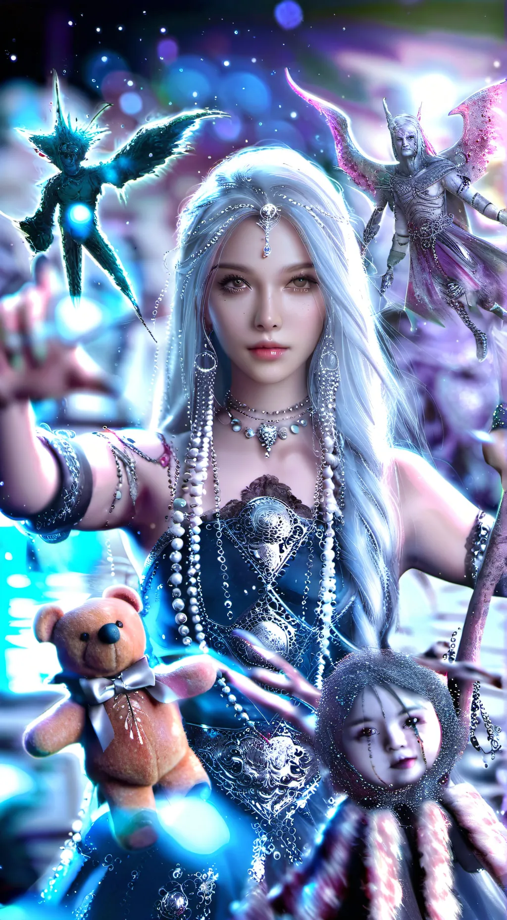 ai character: ThreadVille background