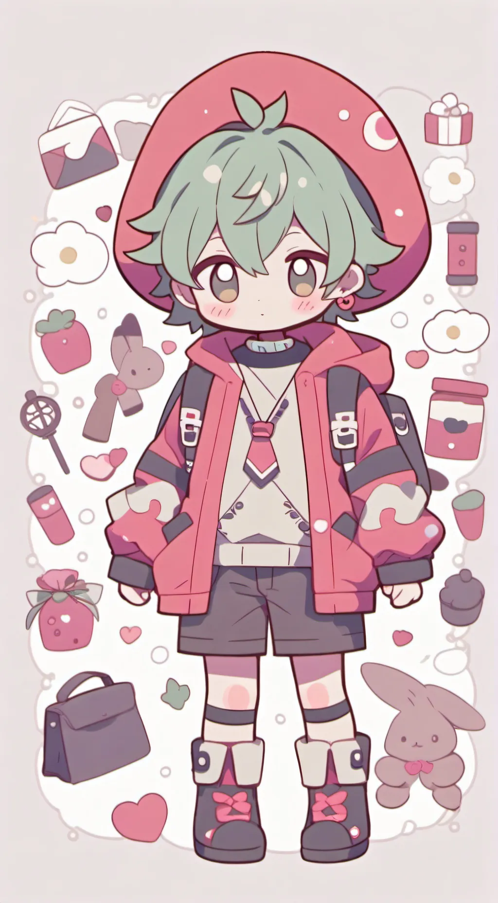 ai character: ☺️ James ☺️ background