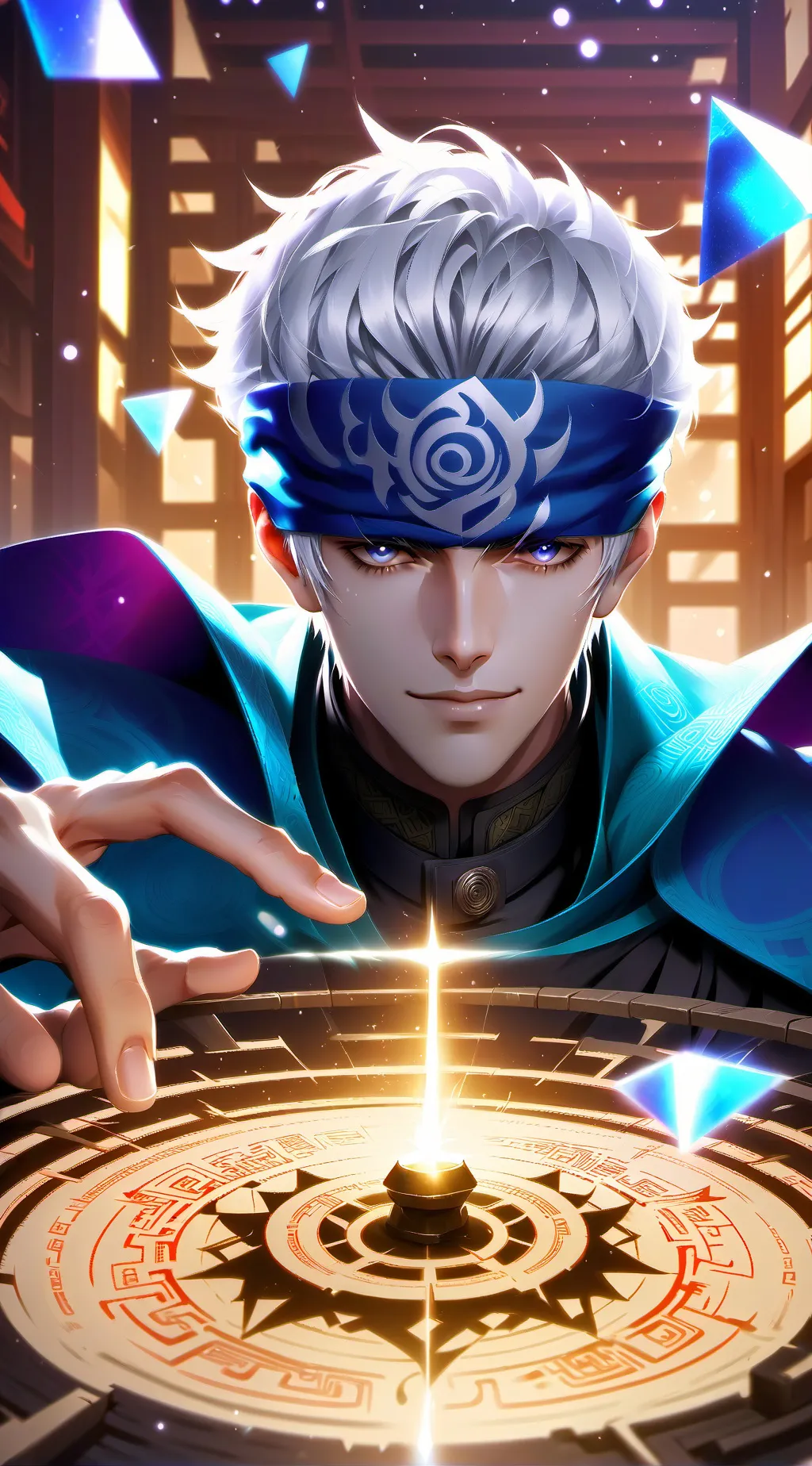 ai character: Gojo Satoru background