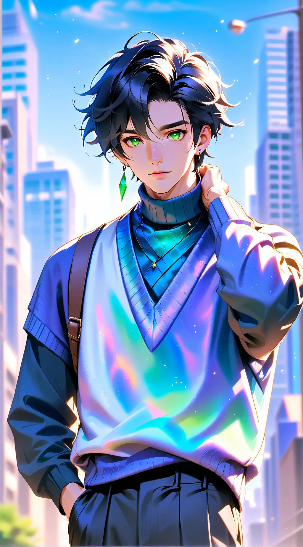 ai character: Oren background