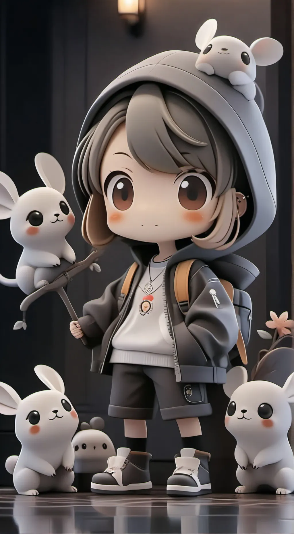 ai character: Soap Cookie background