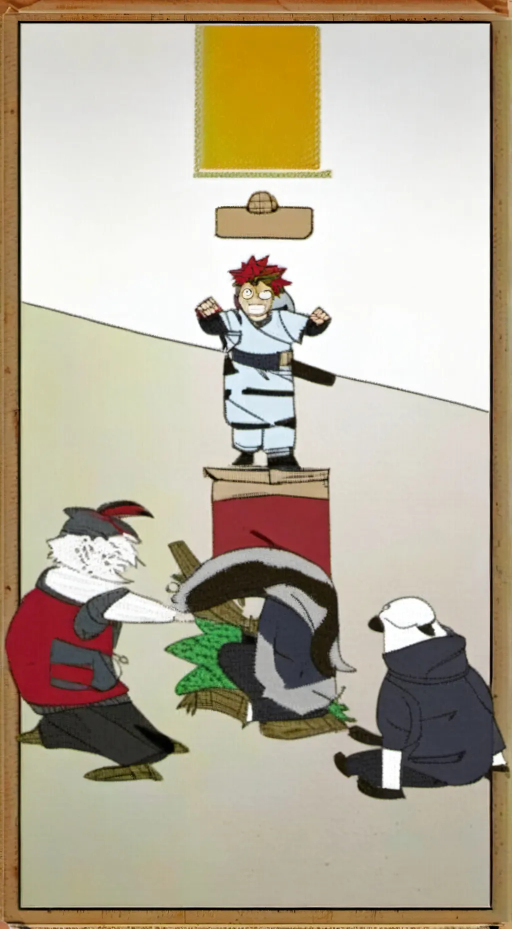 ai character: 1x getting bullied background