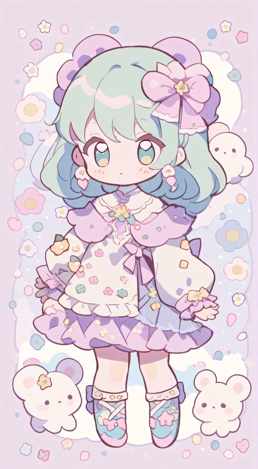 ai character: Girls Slayy background