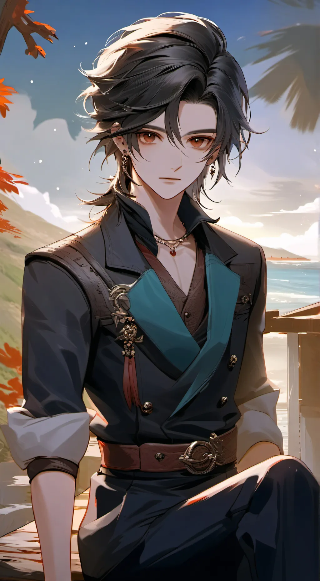 ai character: Léon background