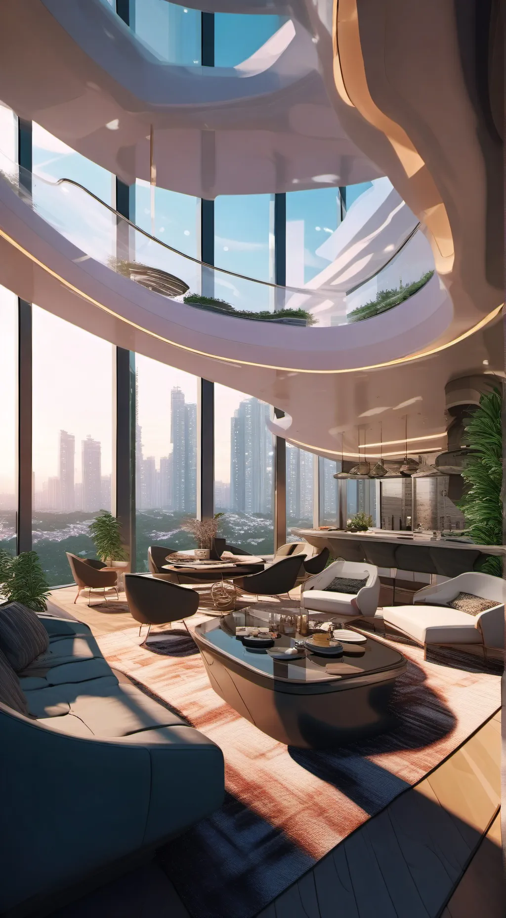 ai character: hybrid heaven background