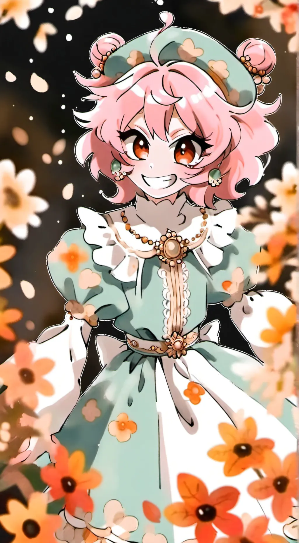 ai character: Ashido Mina background