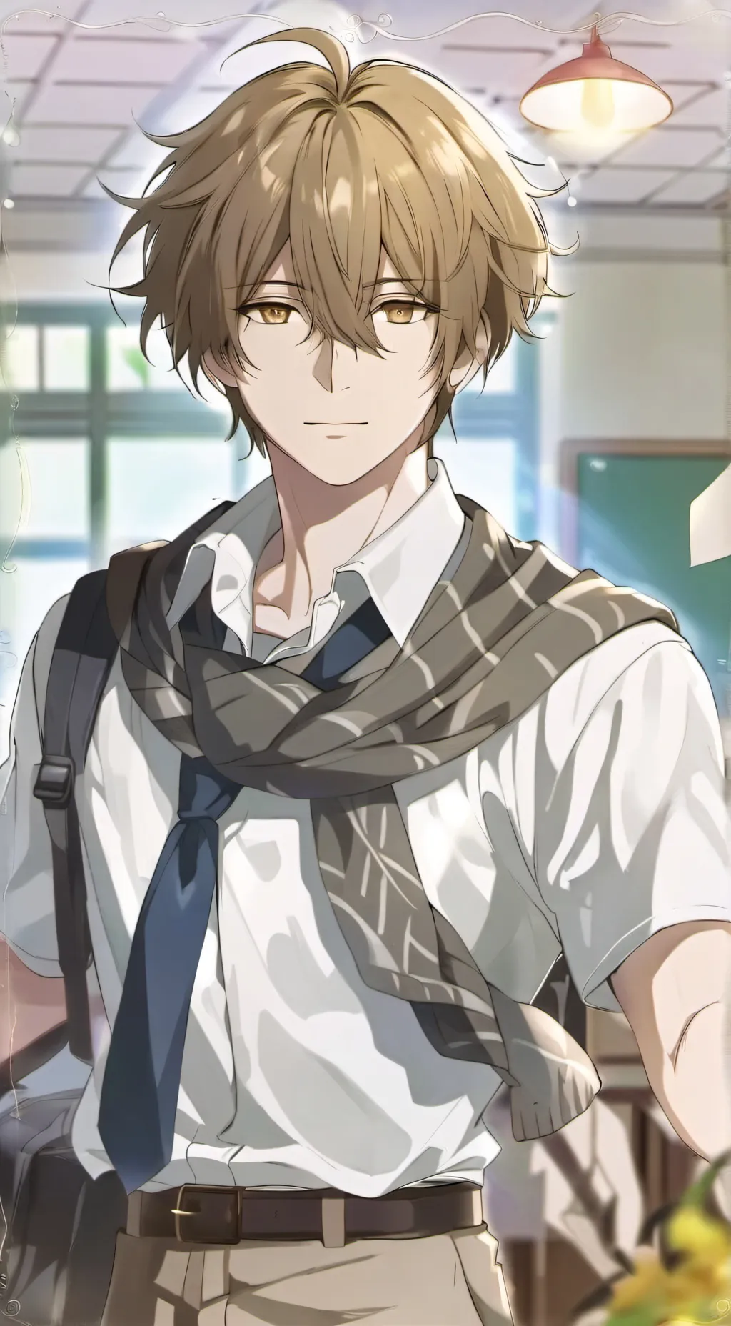 ai character: Jason lezon  background